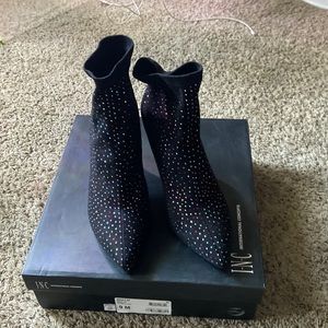 Inc rhinestone bootie size 9 never worn